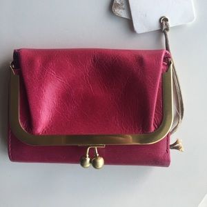 HOBO WALLET - Leather, pretty floral lining